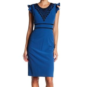 NANETTE Lepore Embroidered Sheath Dress